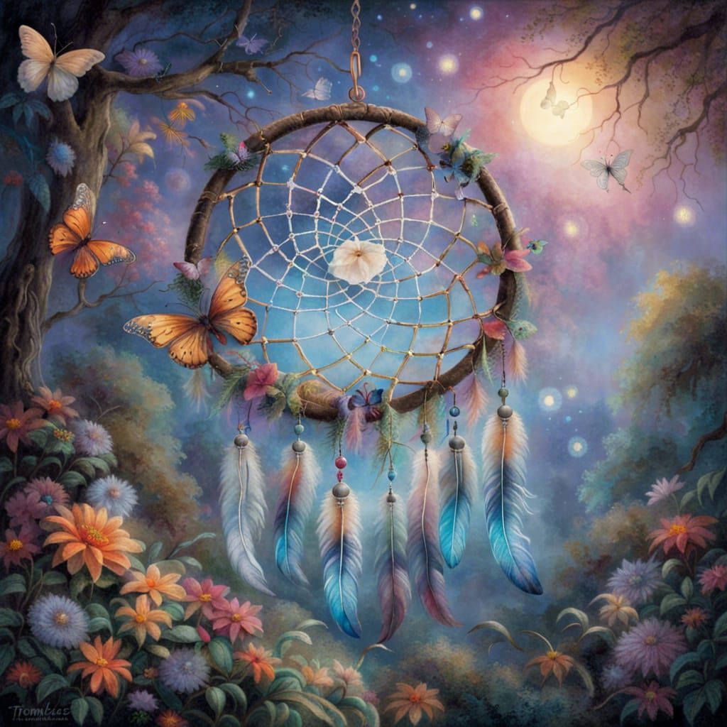 Dream catcher in nature  by @Night owl