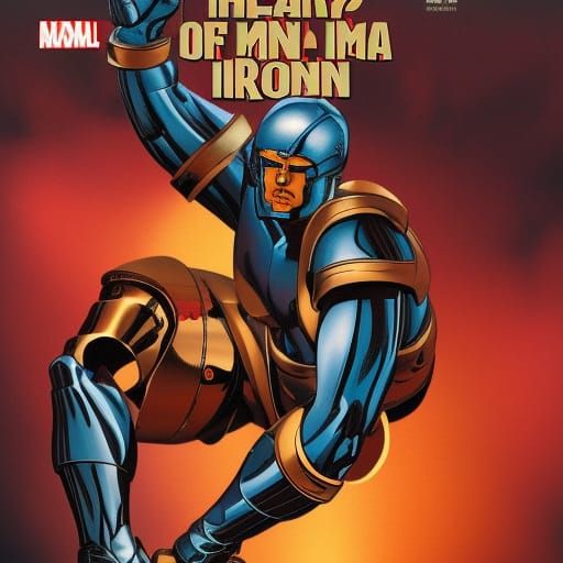 Heavy metal man of iron comic book #7