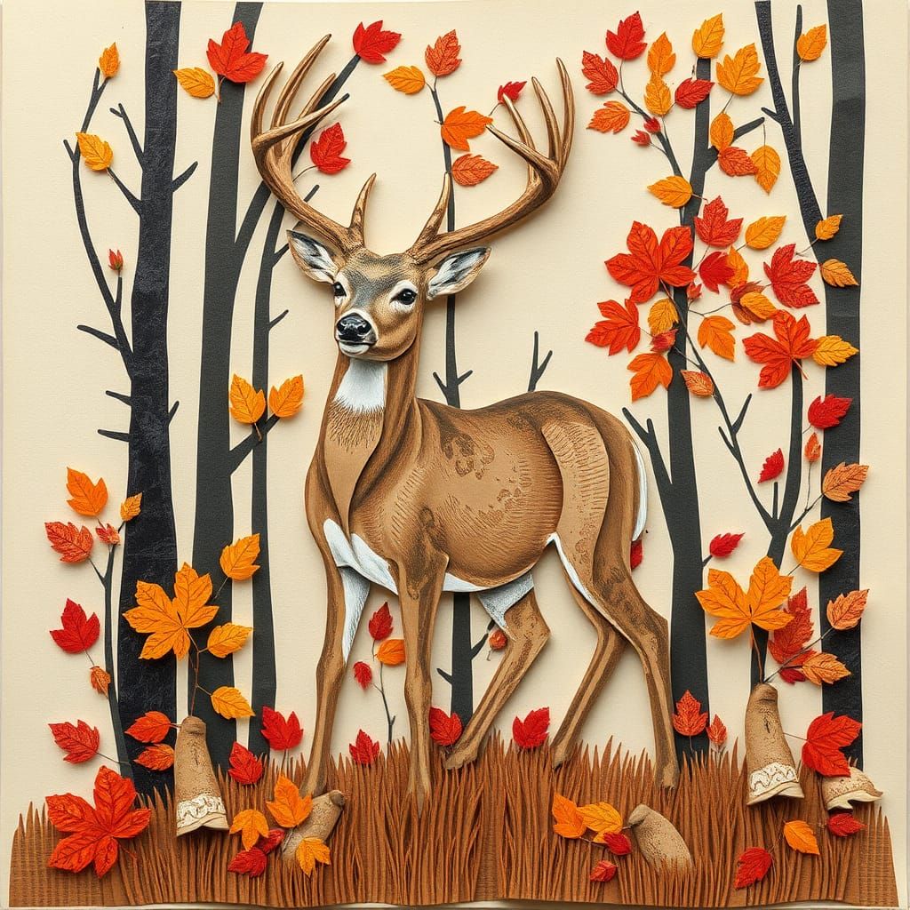 (Fall Paper Collage Art: 1.5) (Fall Paper Collage Art: 1.5)....