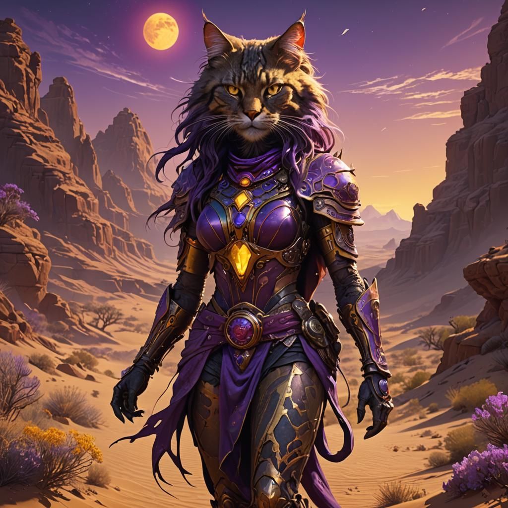 Hot desert she-Cat