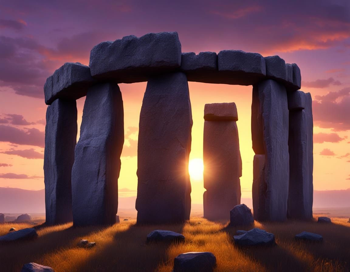 Stonehenge at daybreak