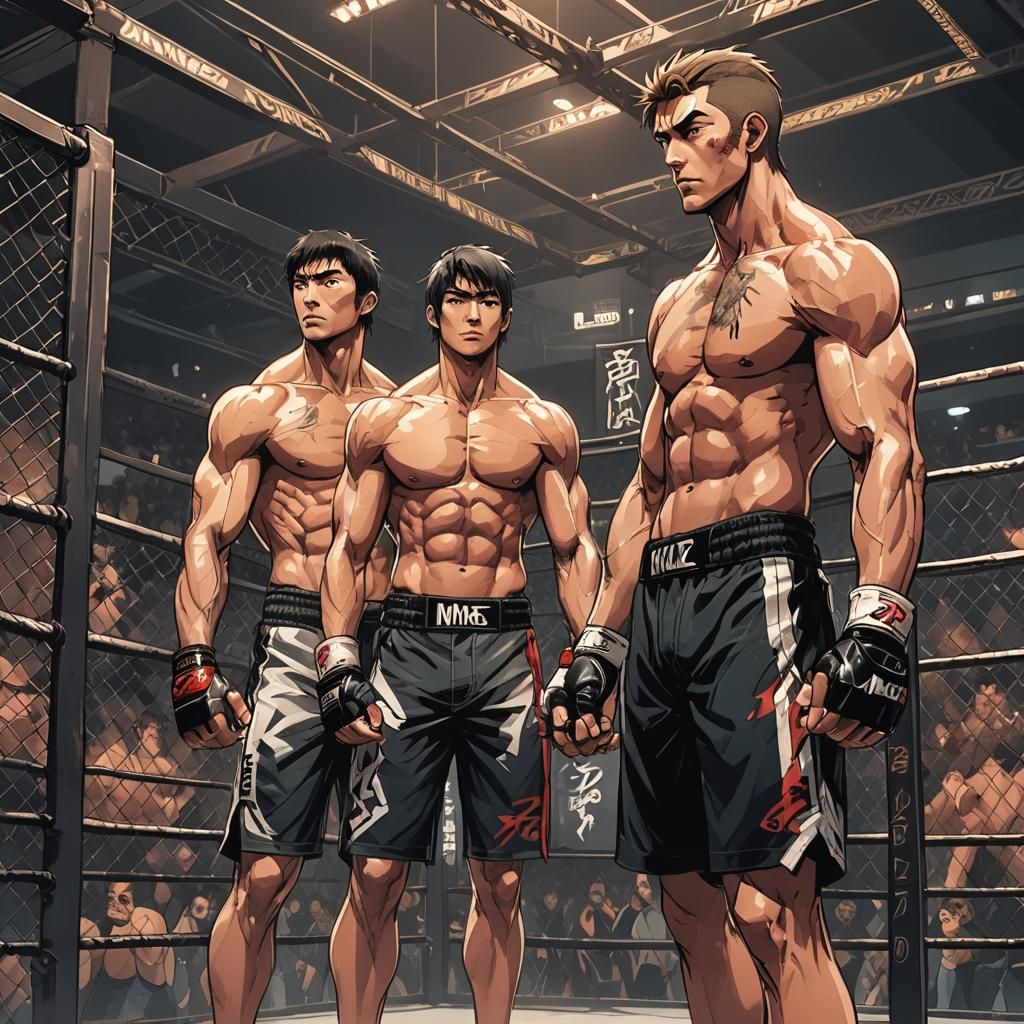 masterpiece, distinct, highres, 2boy, tall, muscular, young,...