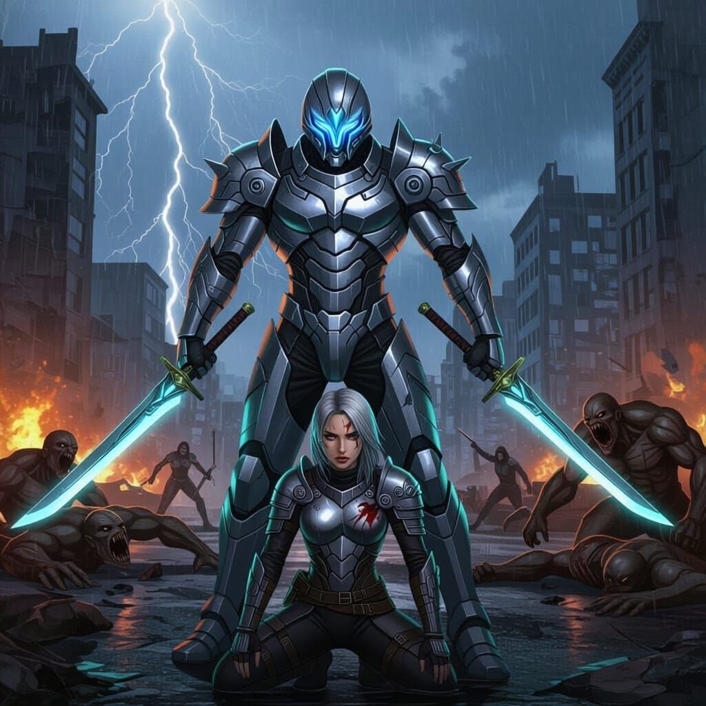 A heroic warrior team