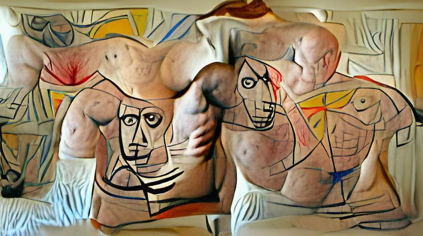 the torso has lost its head and all its limbs, and Picasso's...