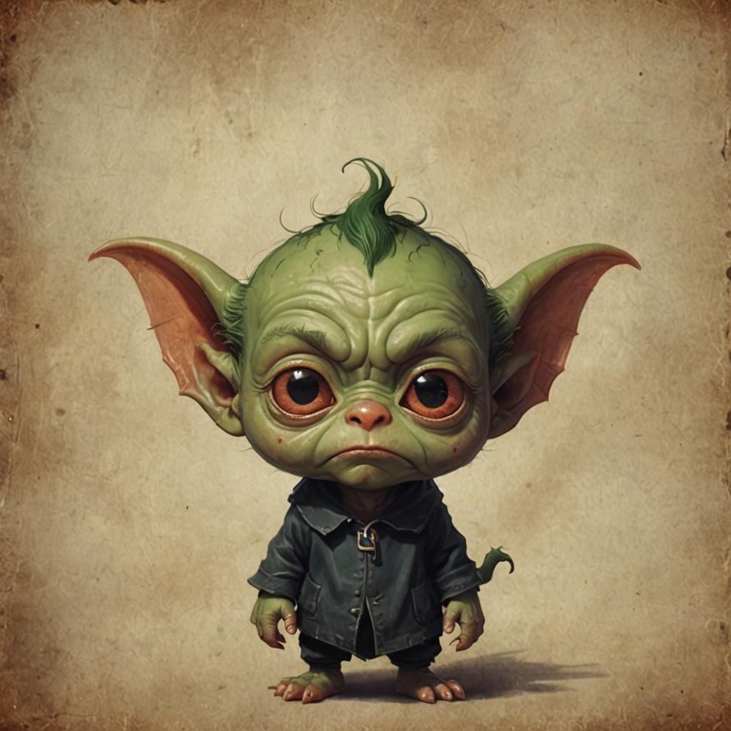 Unhappy little imp
