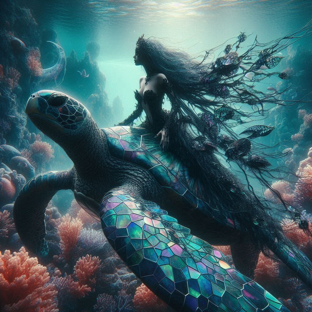 Mermaid Gothic Seaturtle II