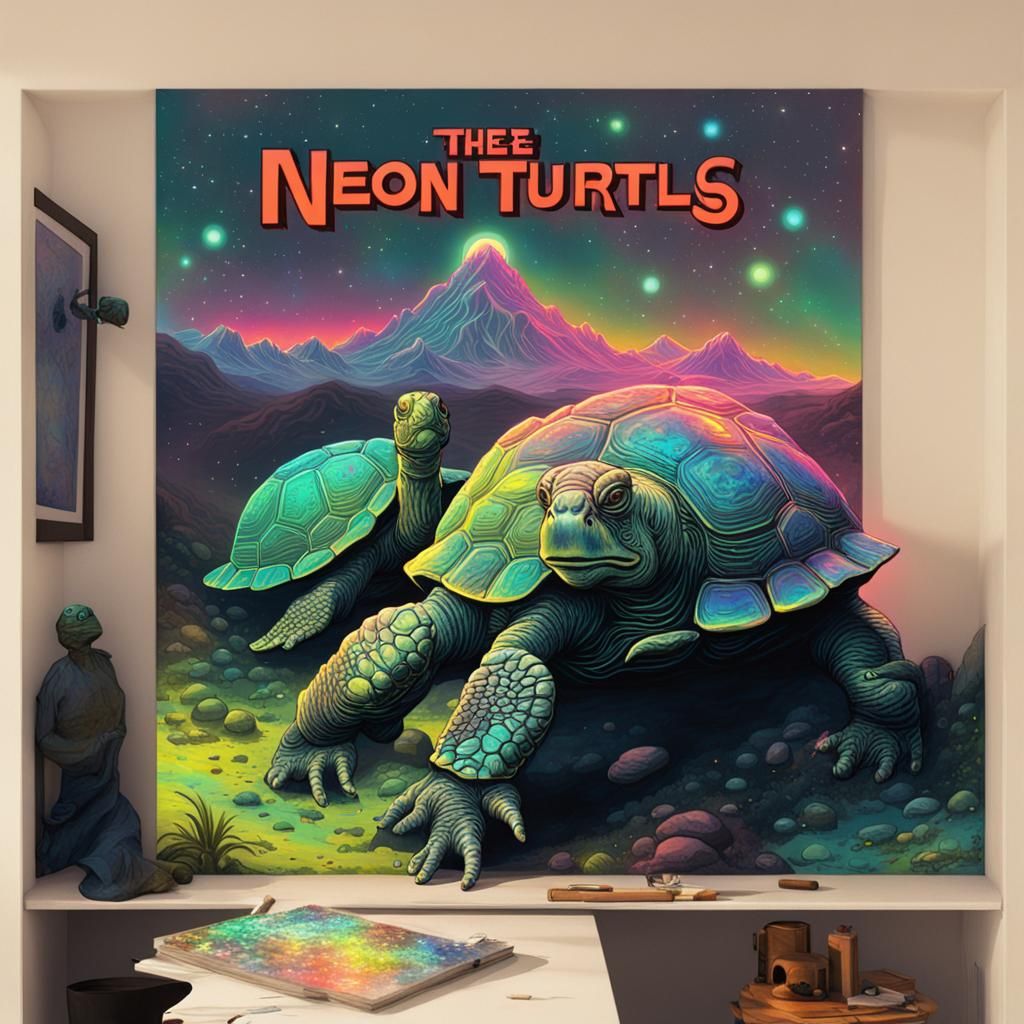 These Neon Turtles Sounds Better on Vinyl