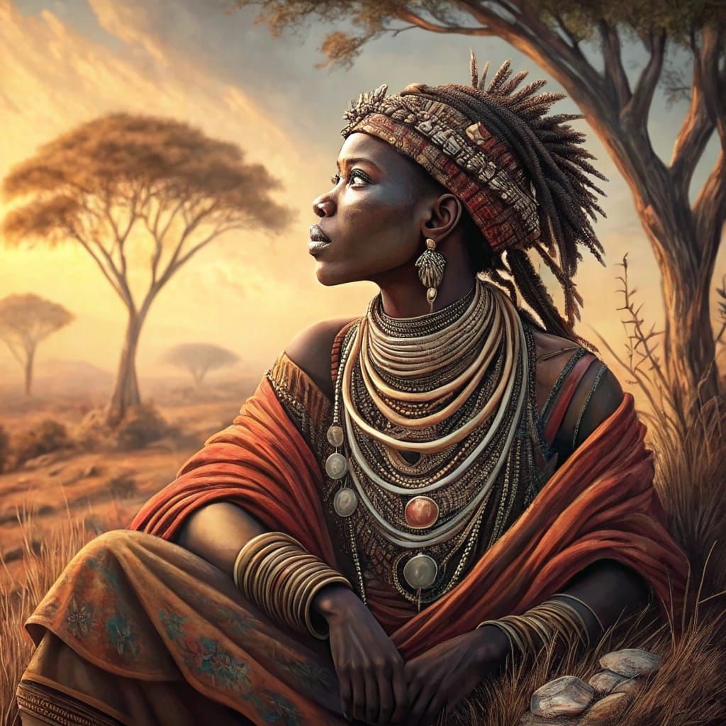 Savanna Lady  by @Pete Lazegla
