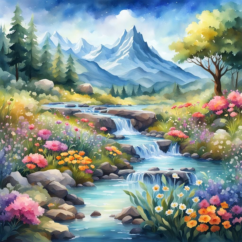 a gentle stream