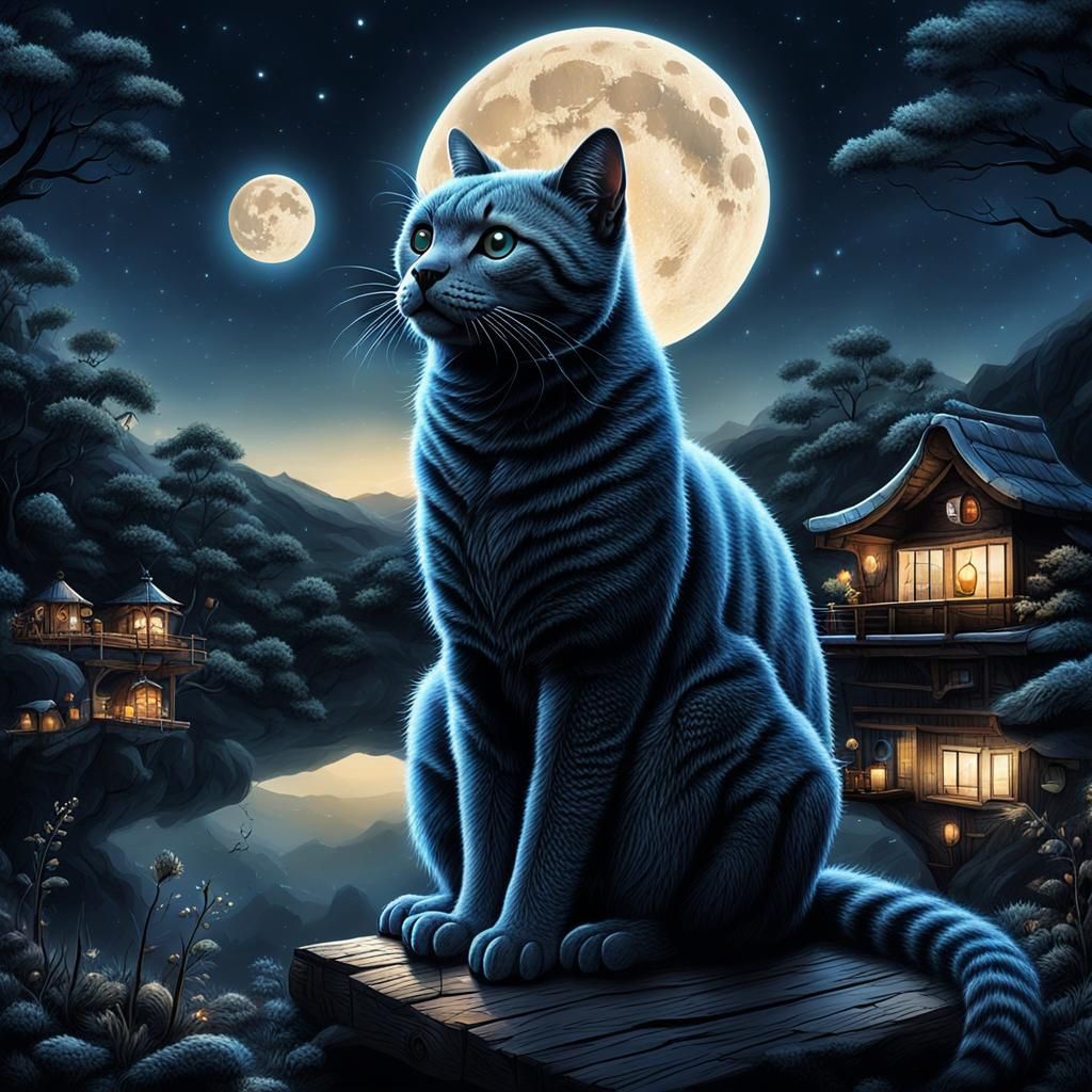 Pig on the Moon: A Whimsical Lunar Scene