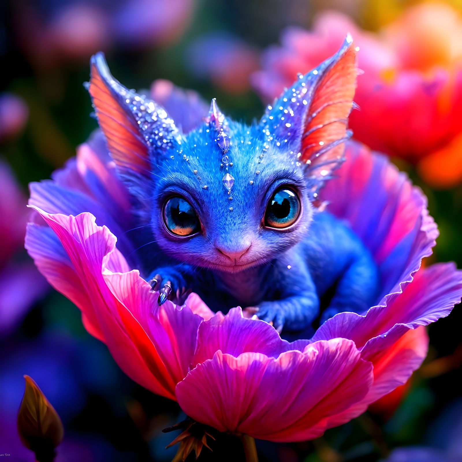 pixie in a poppy  by @lawrencelot