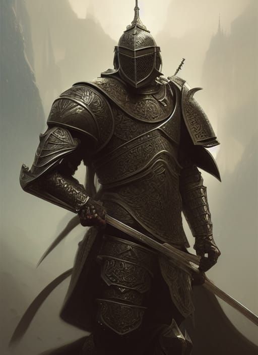 Knight of the Night - AI Generated Artwork - NightCafe Creator