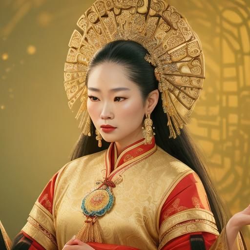In a hyper-realistic micro shoot, Empress Mu, also known as ...
