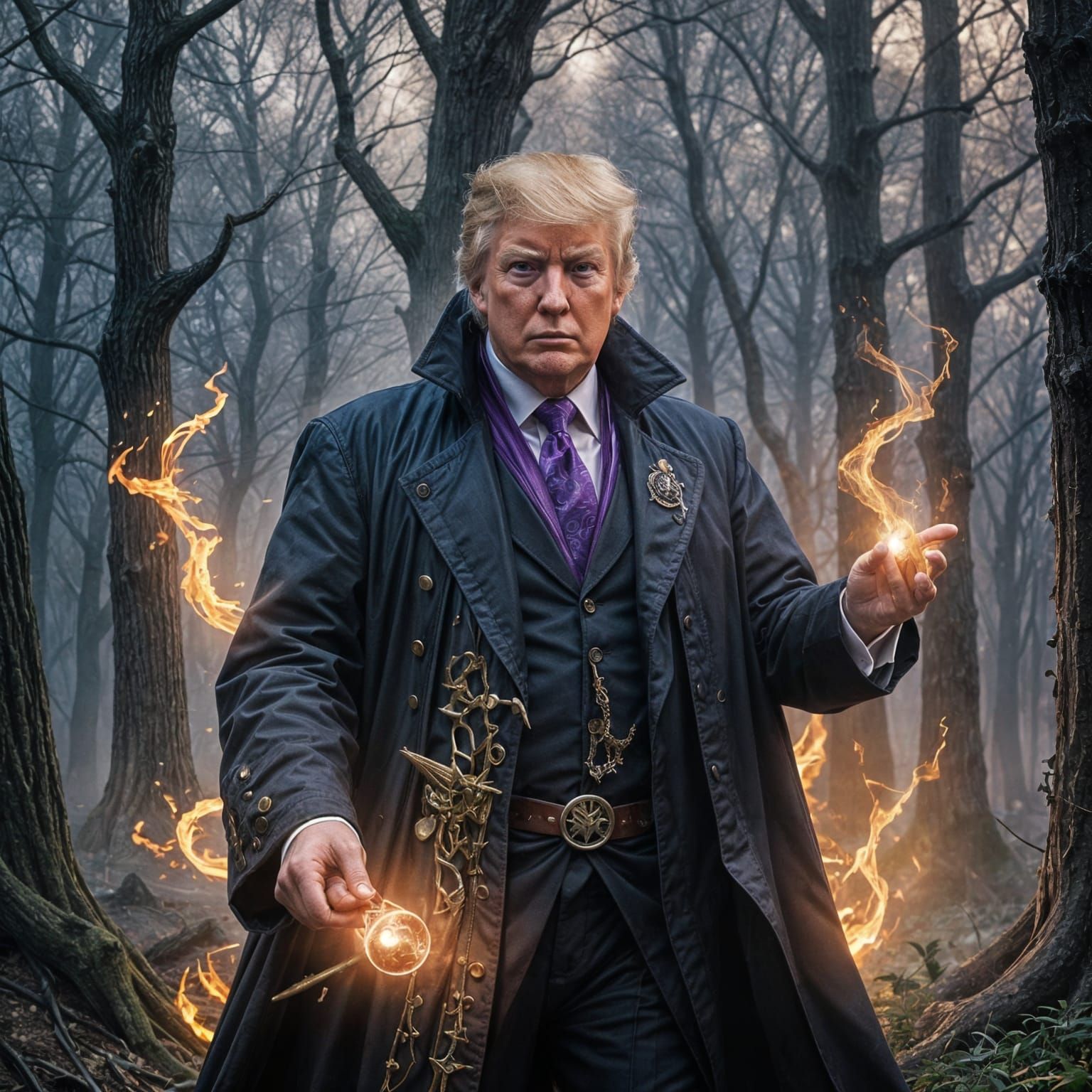 trump warlock dnd character 