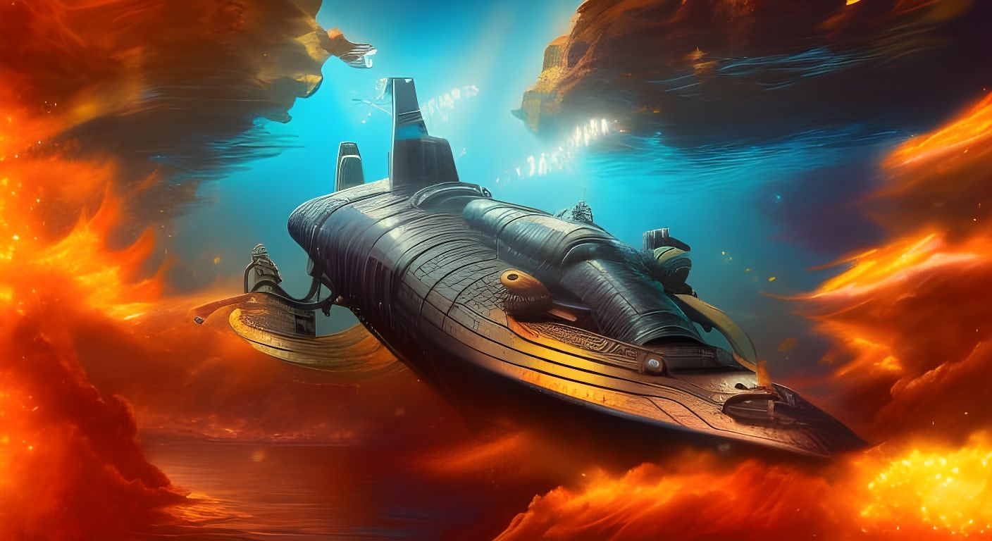 Futuristic submarine  by @Palzar Tamang