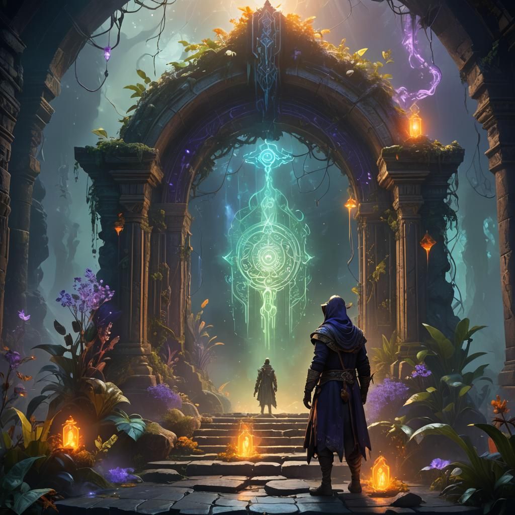 Mystical Portal on October Seventh: Epic Fantasy Art