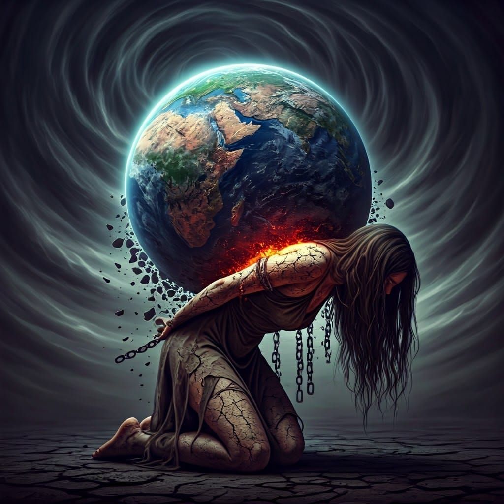 Weight of the World  by @Wildflowers77 