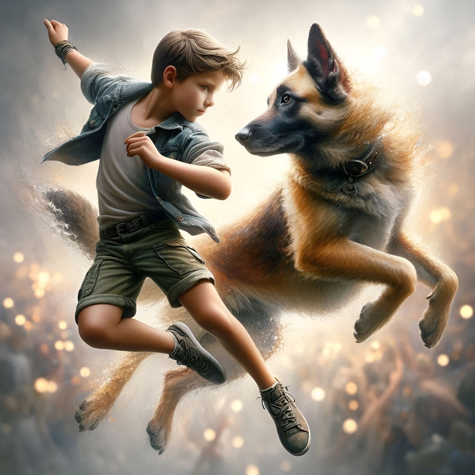 Freestyle, dancing with dogs