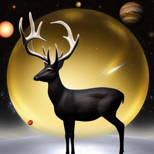 Deer Wallpaper - AI Generated Artwork - NightCafe Creator