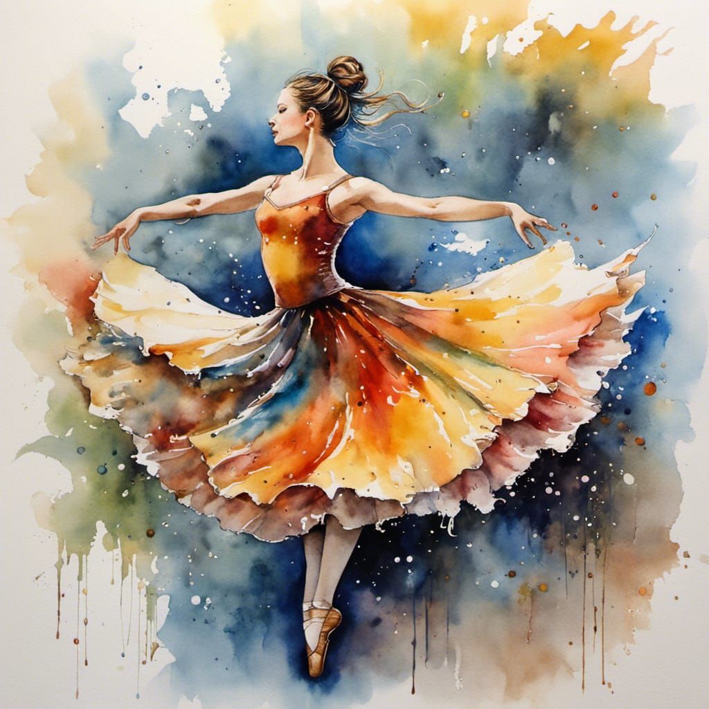 Beautiful Ballerina - AI Generated Artwork - NightCafe Creator