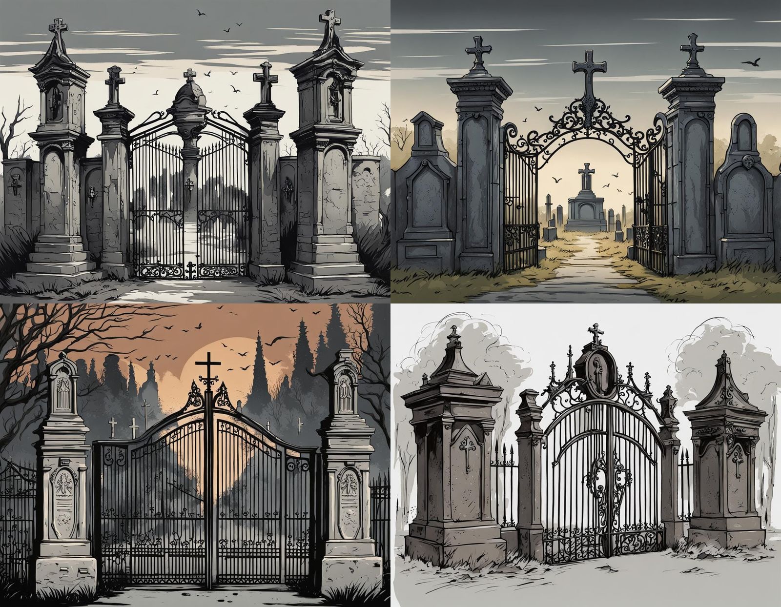 Cemetary Gates

Karl Diebitsch Art Style