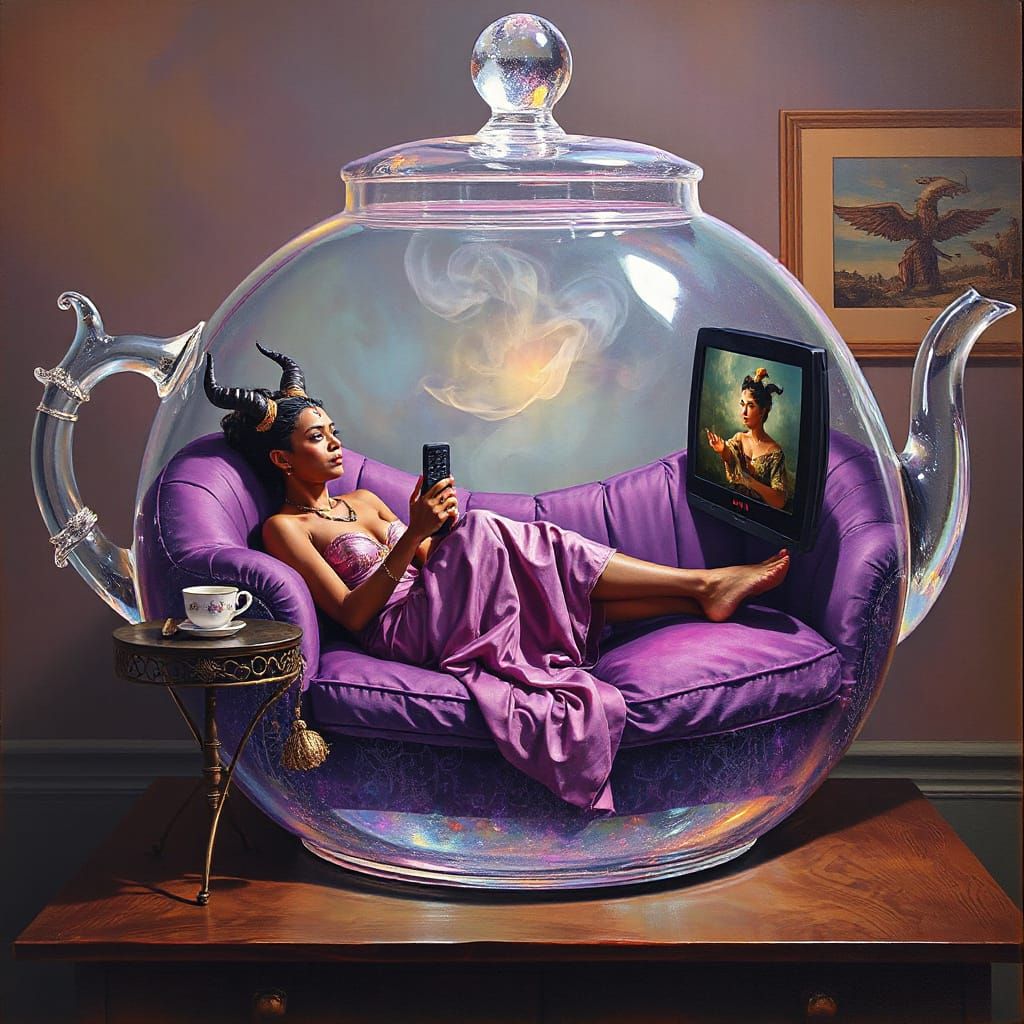 Lazy Djinn Sunday  by @Griggie