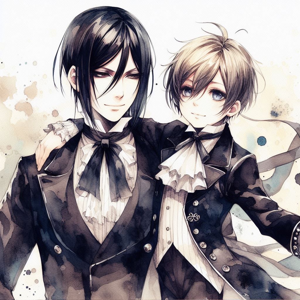 Sébastian Michaelis and Ciel Phantomhive