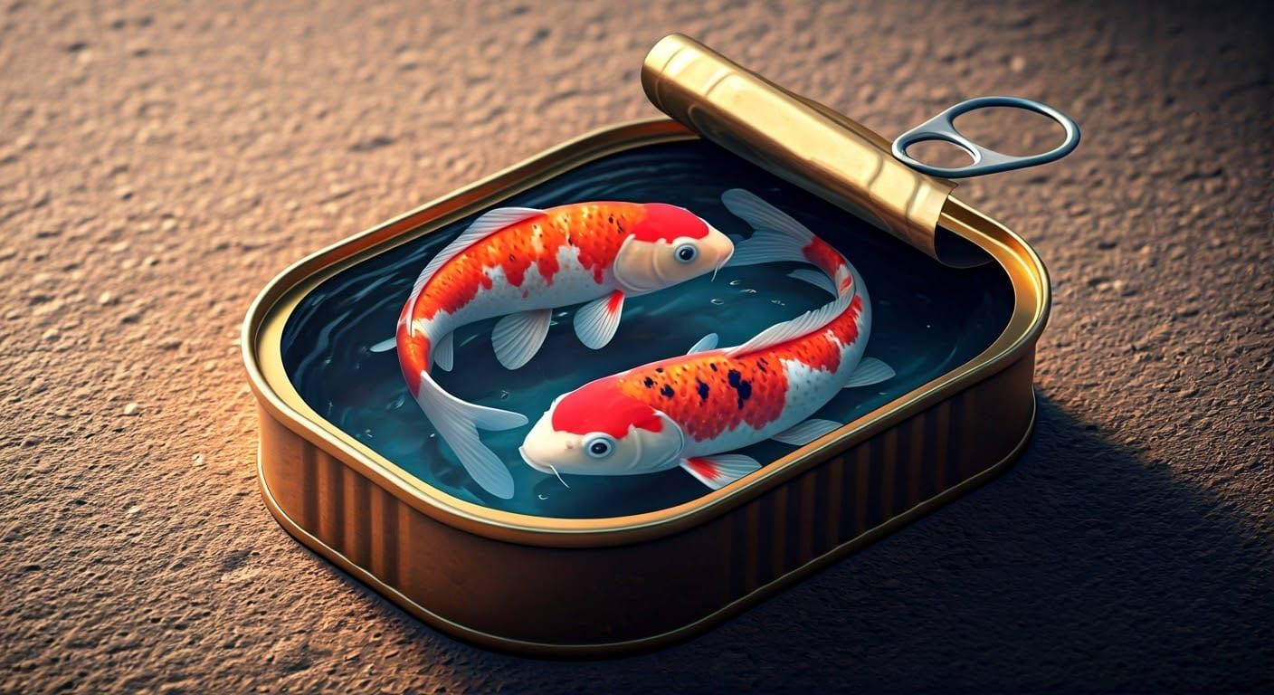 Koi in Olive Oil  by @Sporky