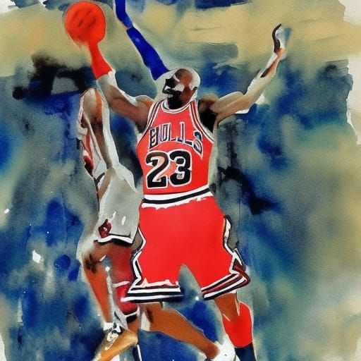 Michael Jordan - AI Generated Artwork - NightCafe Creator