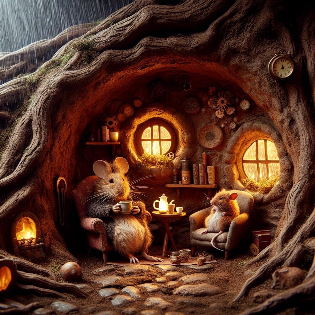 Let's have a cup of tea and you can tell me all about it.