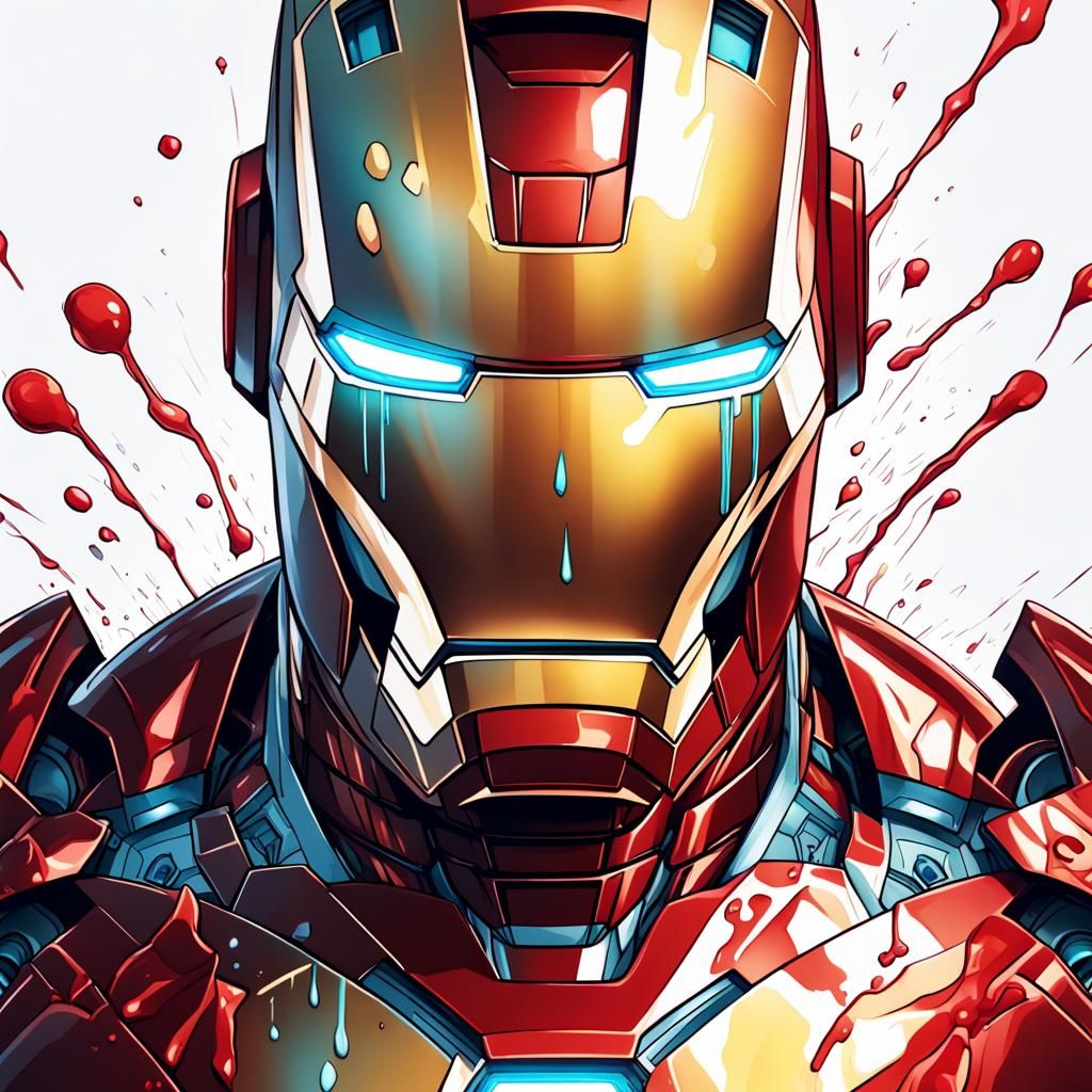 Iron Man. - AI Generated Artwork - NightCafe Creator