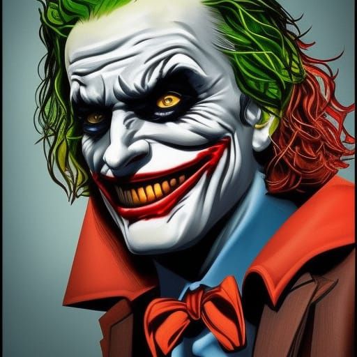 Joker with his twisted and unpredictable personality - AI Generated ...