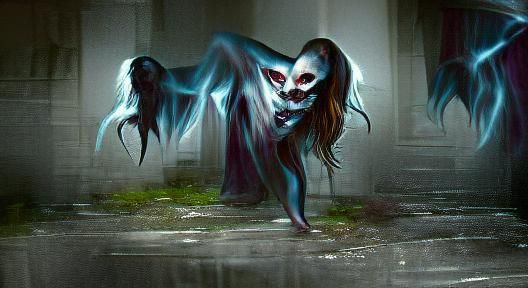 Shrieking Banshee Female Ghost
