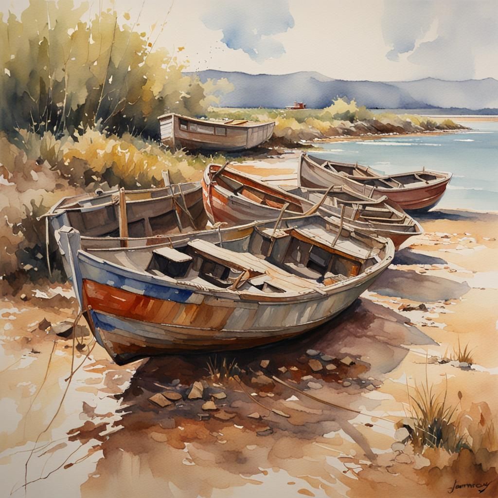 Abandoned boats  by @maria