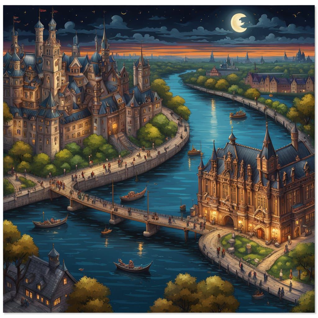 גותי. עיר בלילה