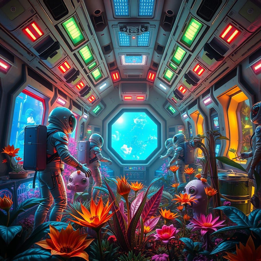 Rocket gardening  by @Sharoja