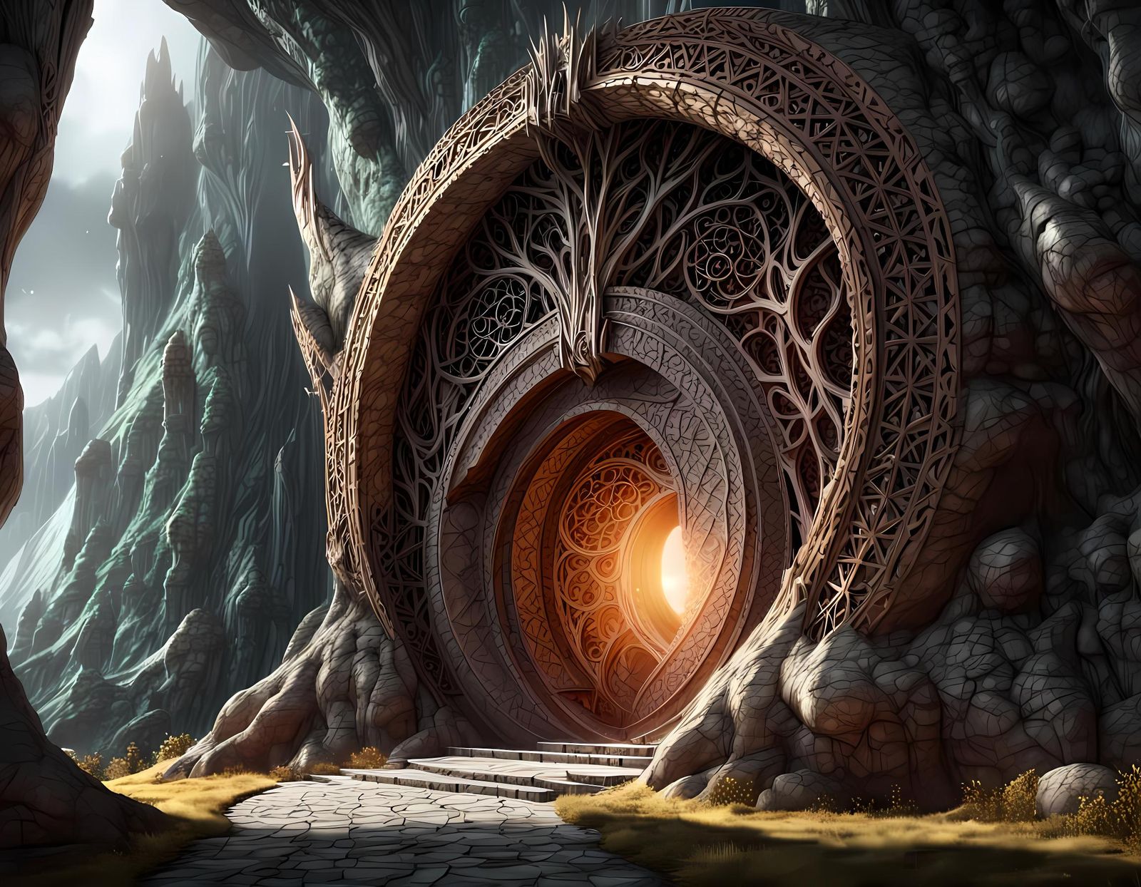 Hidden Entrance to Middle Earth  by @lawrencelot