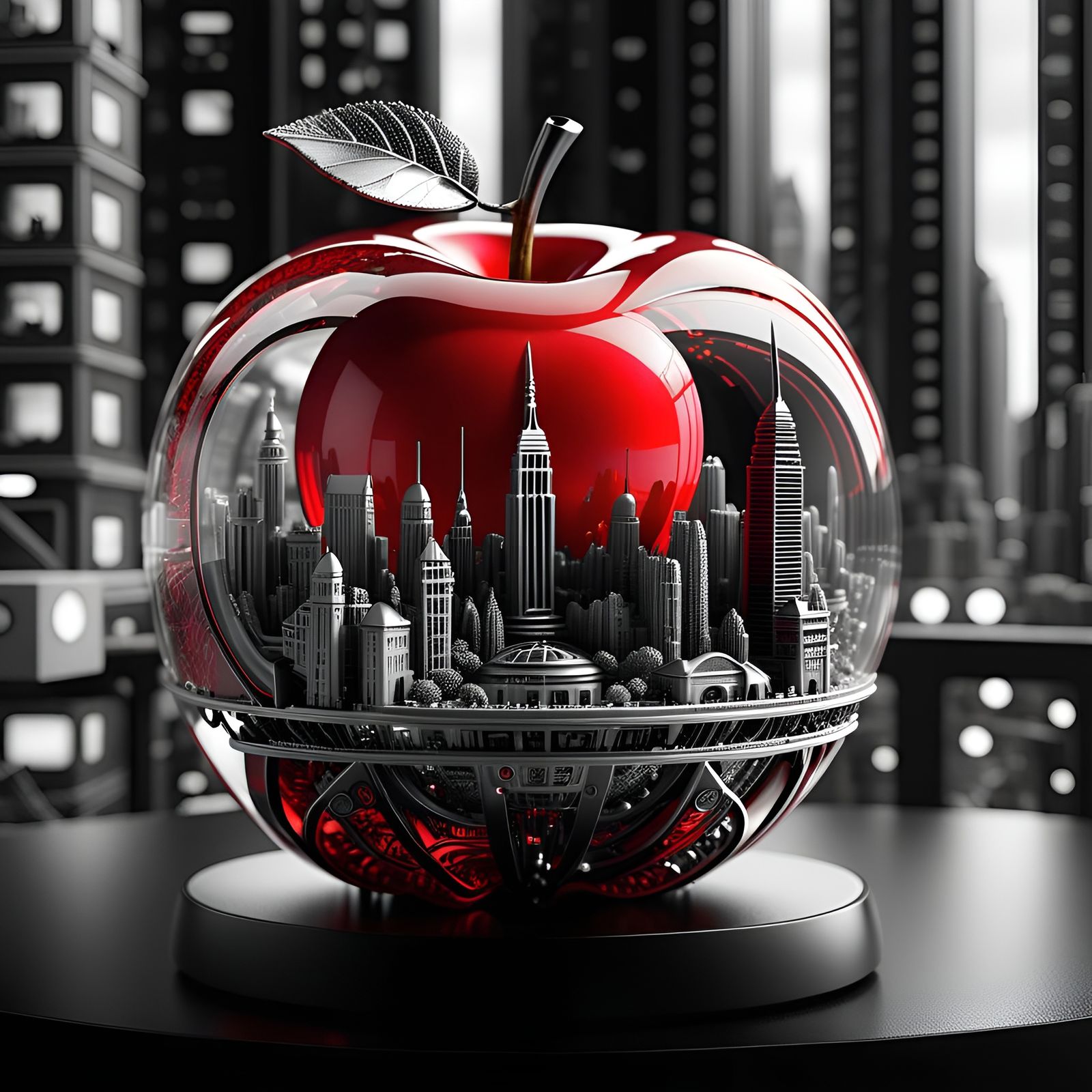 Splash of red apple   by @EveCrowe