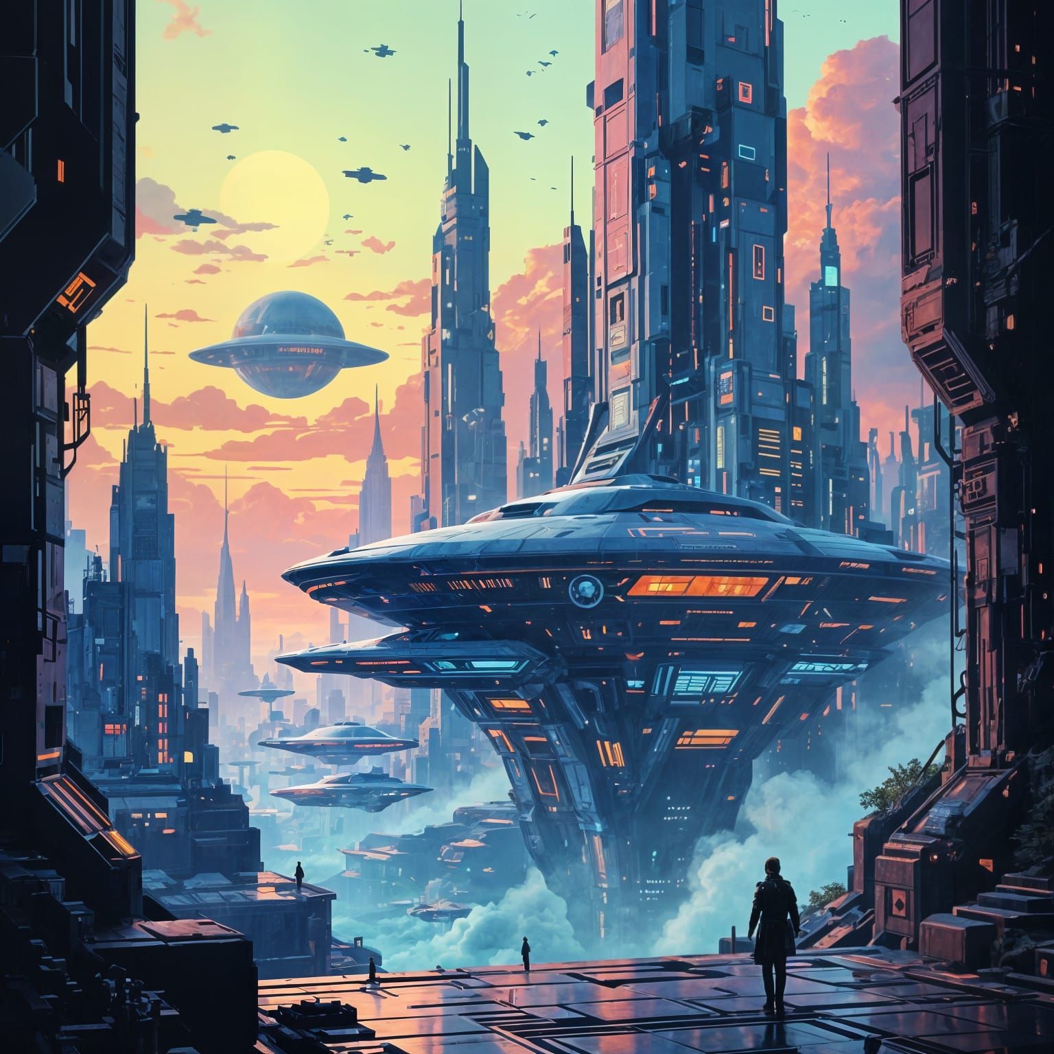 Space station outpost (5)  by @Harmony