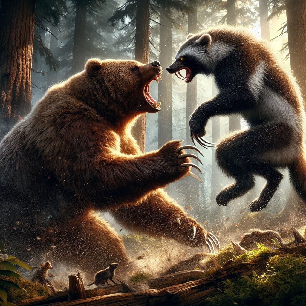 Bear vs Wolverine