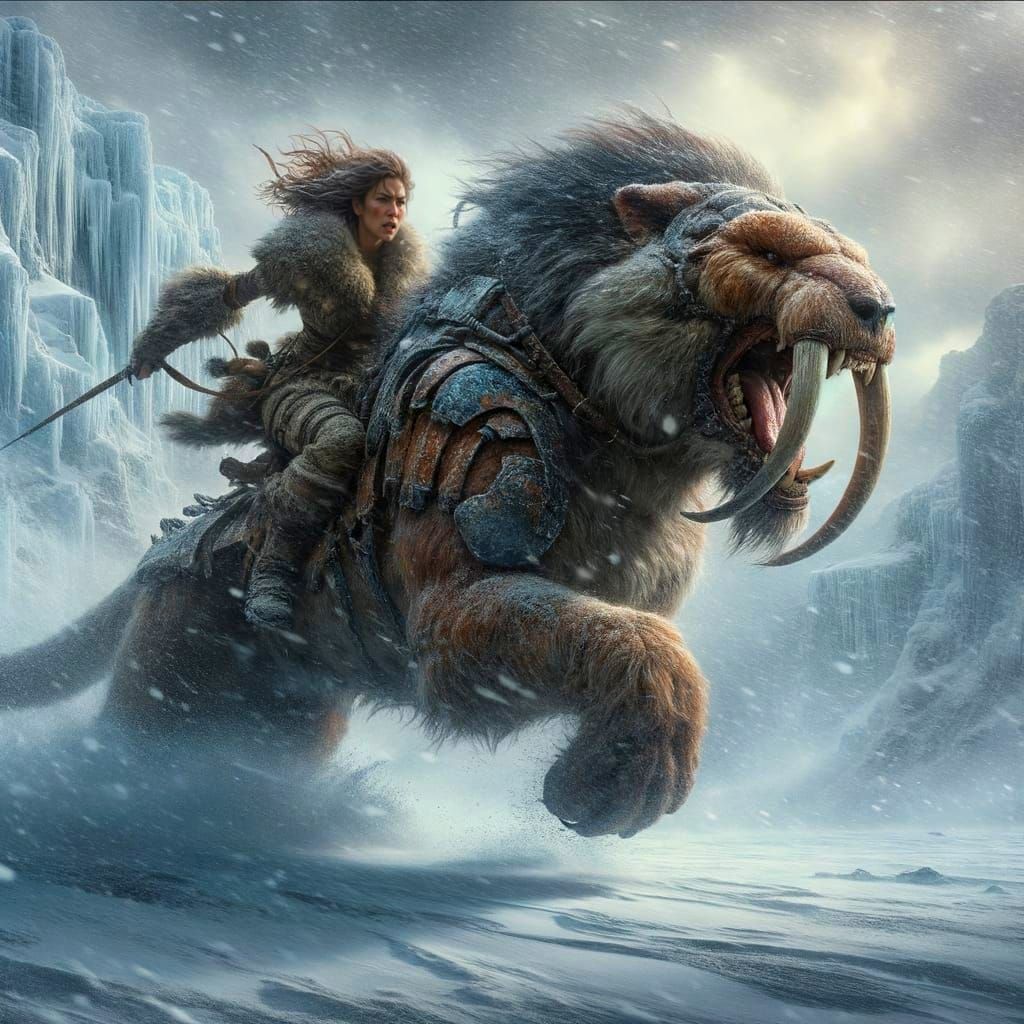 Winter Guardian  by @dreampixel_ai