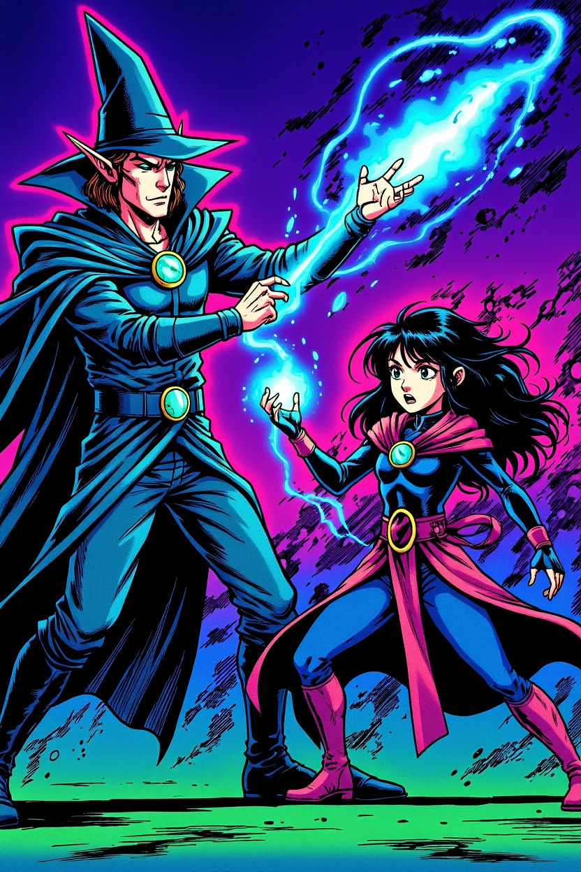 Retro anime showdown