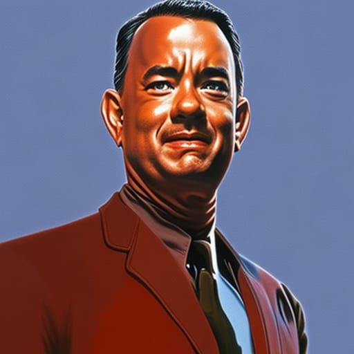 Tom hanks as Forrest gump