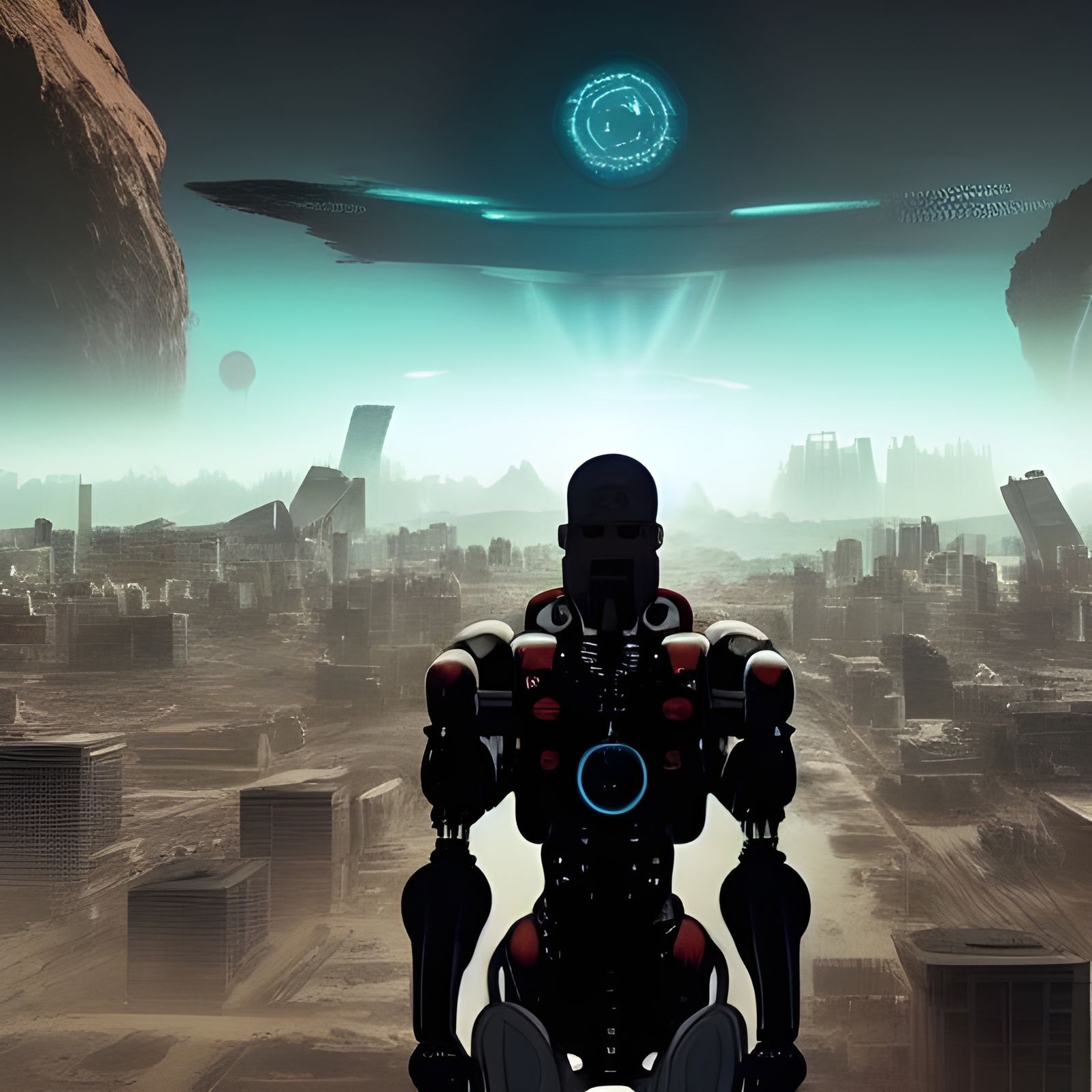 Become The Guard Ai Of The Lost Civilization After Transmigration The Last Guard - AI Generated Artwork - NightCafe Creator