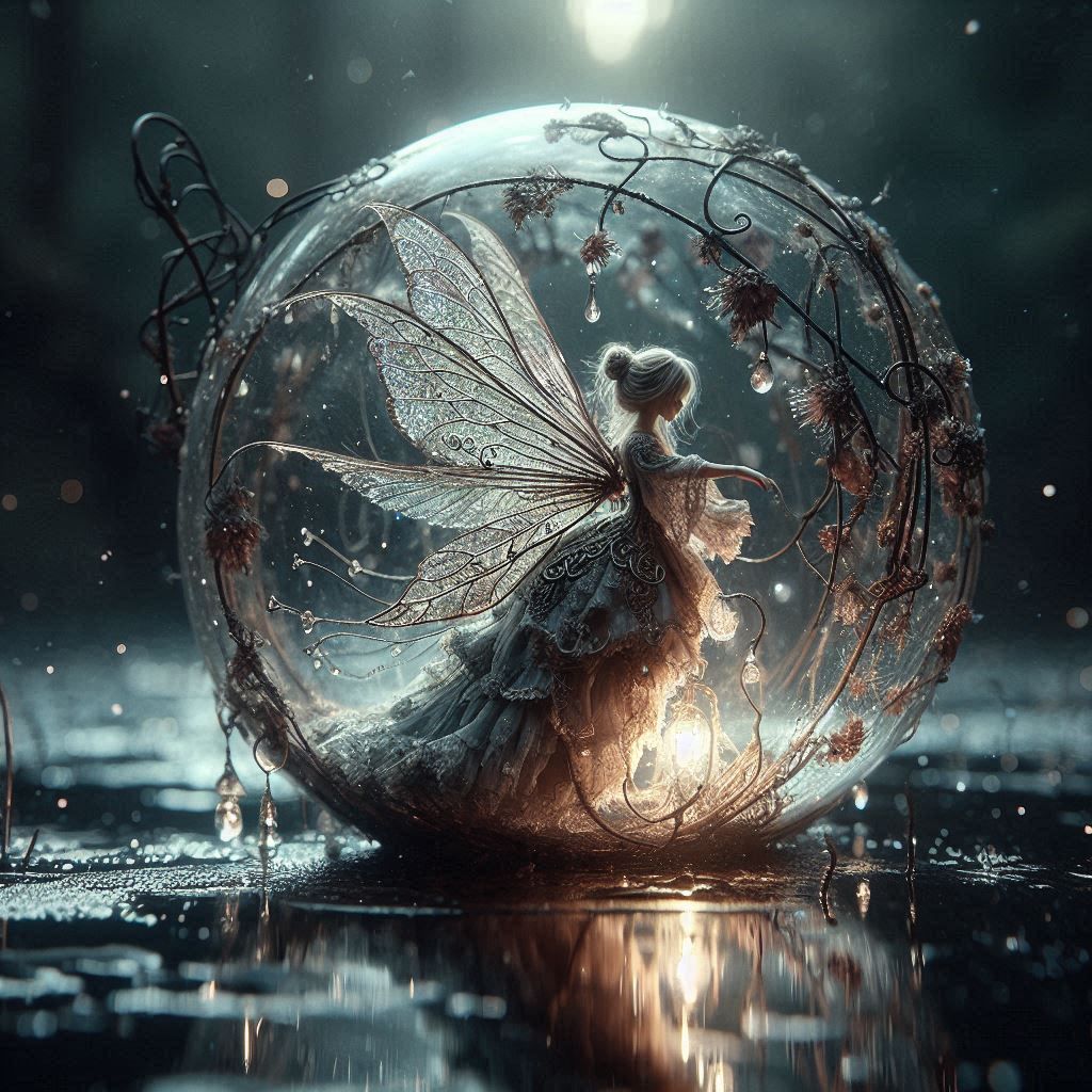 Trapped In A River Globe