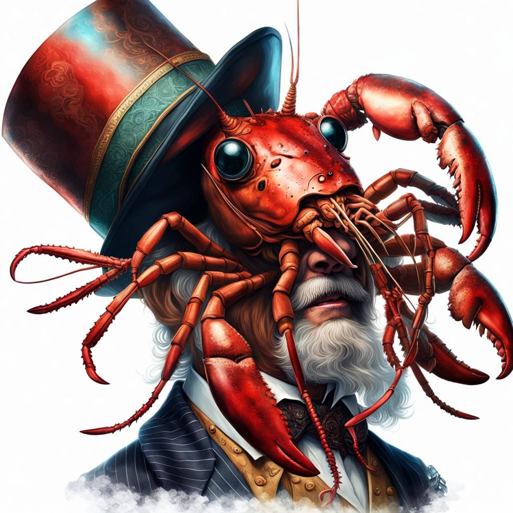 Grandpa's Spirit Animal is a Lobster in a Top-Hat - AI Generated ...