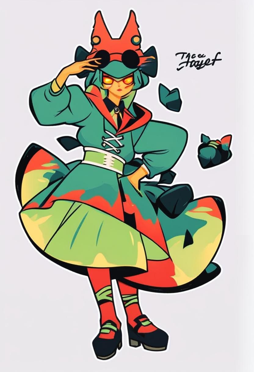 Light hot girl style Miku character