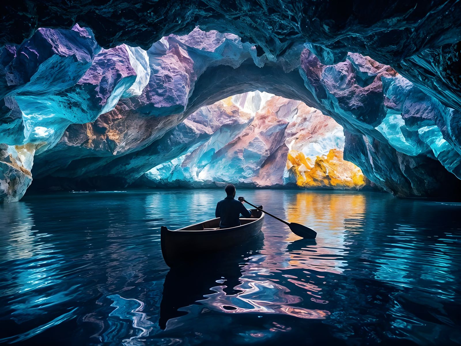 Exploring the Gemstone Cave  by @Mallory Reese