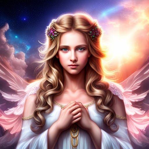 Angelic - AI Generated Artwork - NightCafe Creator