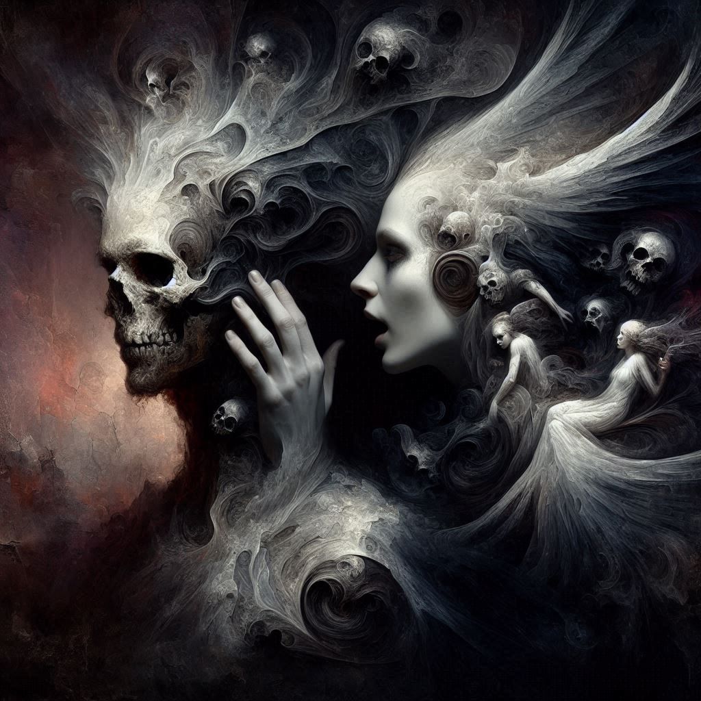 Dark Muse of Whispered Lies and Insecurities